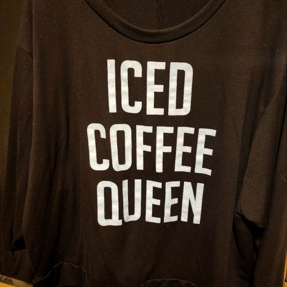 Sew In Love Iced Coffee Queen Boutique Shirt